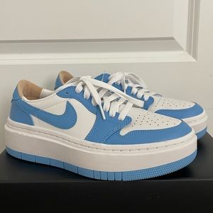 Womens Air Jordan 1 Elevate Low SE - White/University Blue